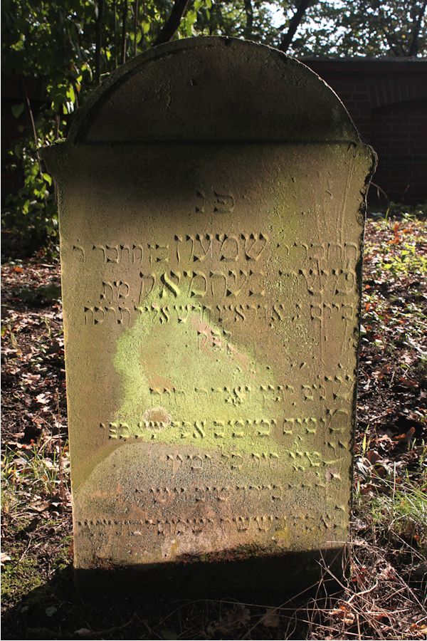 Grabstein Nummer 7 auf dem Friedhof Guben