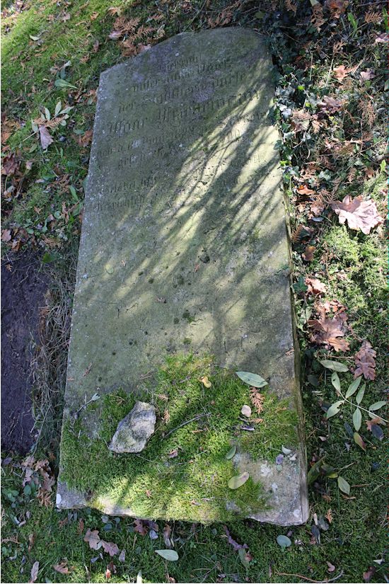 Grabstein Nummer 95 auf dem Friedhof Storkow