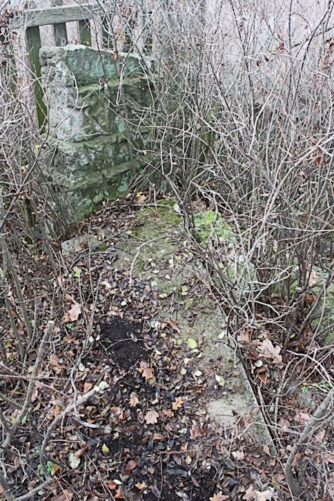 Grabstein Nummer 12 auf dem Friedhof Zasieki (Forst)
