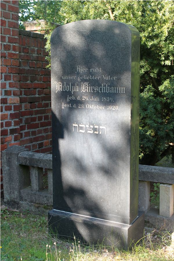 Grabstein Nummer 46 auf dem Friedhof Guben