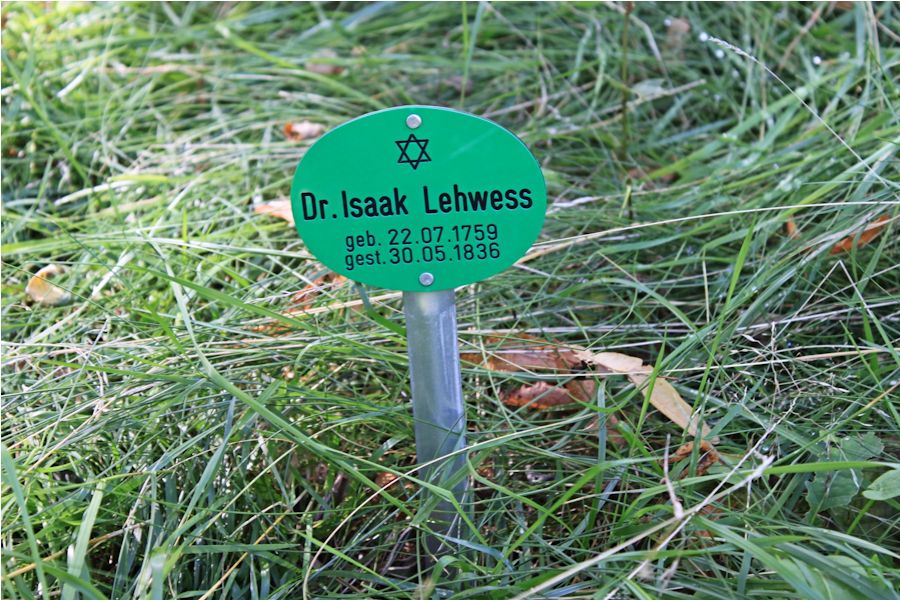 Grabstein Nummer 1341 auf dem Friedhof Potsdam