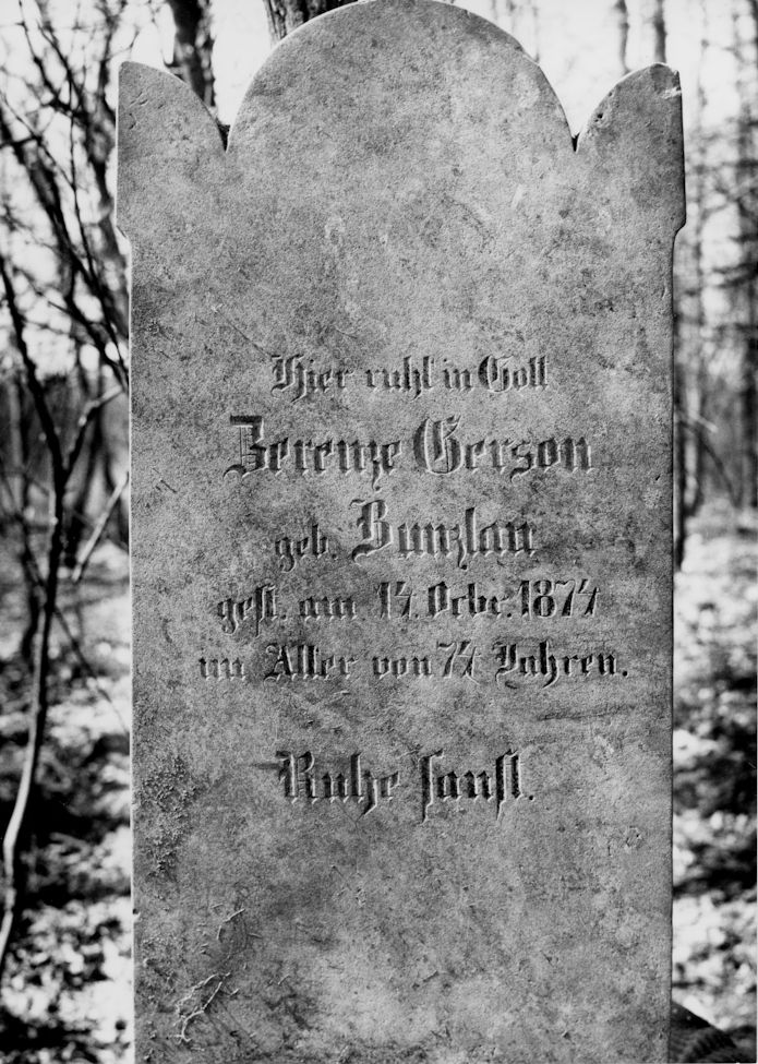 Grabstein Nummer 23 auf dem Friedhof Świętojańsko (St. Johannes)