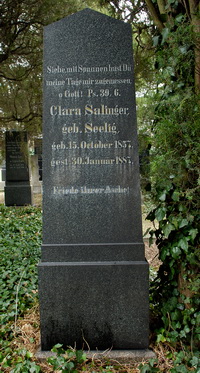 Grabstein Nummer 101 auf dem Friedhof Schwedt