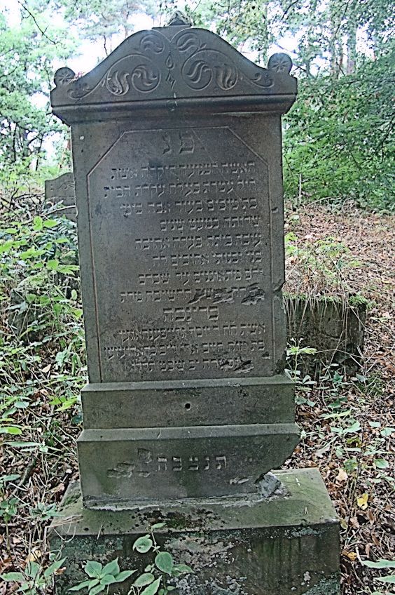 Grabstein Nummer 27 auf dem Friedhof Trzciel (Tirschtiegel)