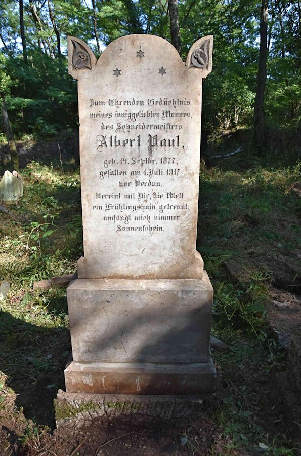 Grabstein Nummer 51 auf dem Friedhof Trzemeszno Lubuskie (Schermeisel)