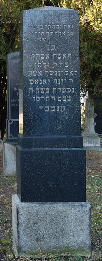 Grabstein Nummer 116 auf dem Friedhof Schwedt