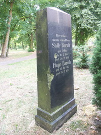 Grabstein Nummer 10 auf dem Friedhof Wittenberge