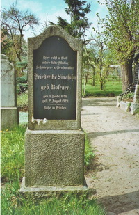 Grabstein Nummer 25 auf dem Friedhof Prenzlau
