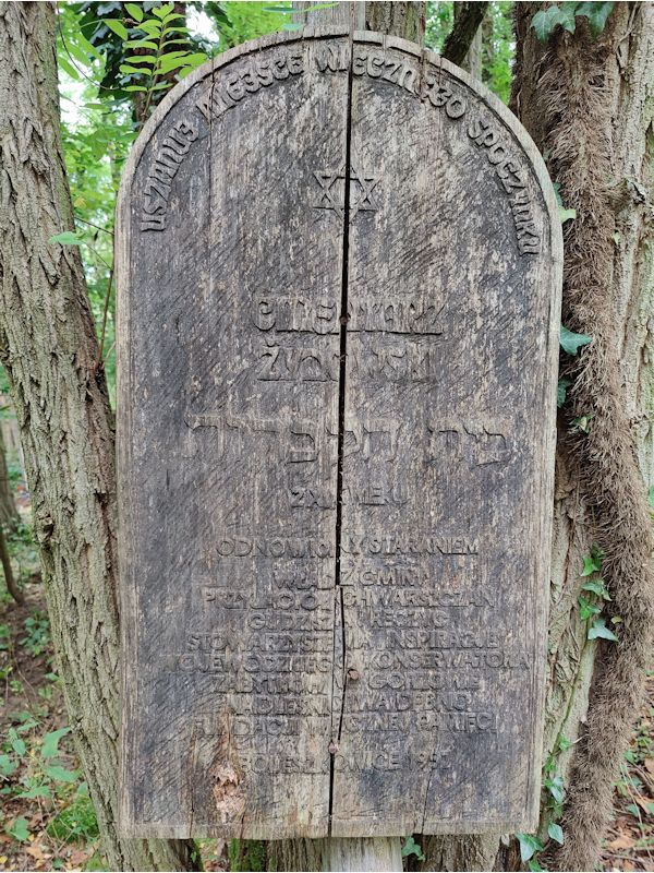 Grabstein Nummer 1 auf dem Friedhof Boleszkowice (Fürstenfelde)