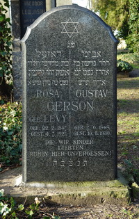 Grabstein Nummer 71 auf dem Friedhof Schwedt