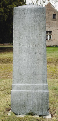 Grabstein Nummer 20 auf dem Friedhof Schwedt