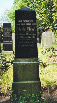 Grabstein Nummer 58 auf dem Friedhof Prenzlau