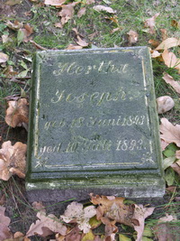 Grabstein Nummer 24 auf dem Friedhof Groß Neuendorf