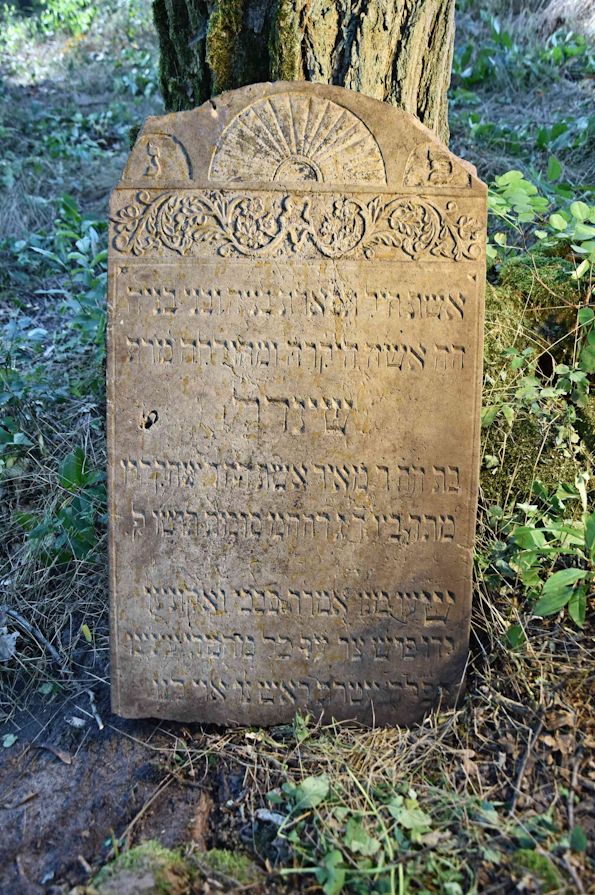 Grabstein Nummer 45 auf dem Friedhof Trzemeszno Lubuskie (Schermeisel)