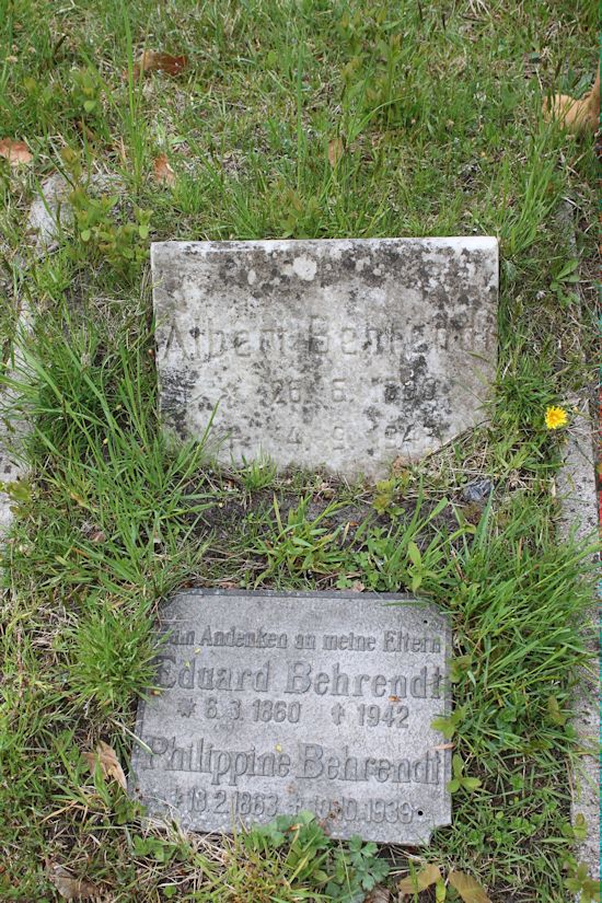 Grabstein Nummer 5191 auf dem Friedhof Potsdam