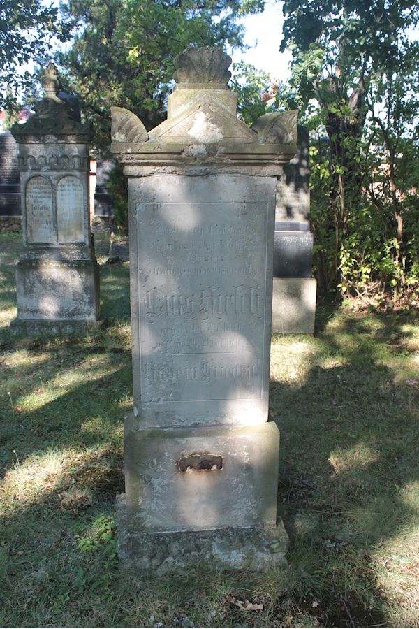 Grabstein Nummer 100 auf dem Friedhof Guben