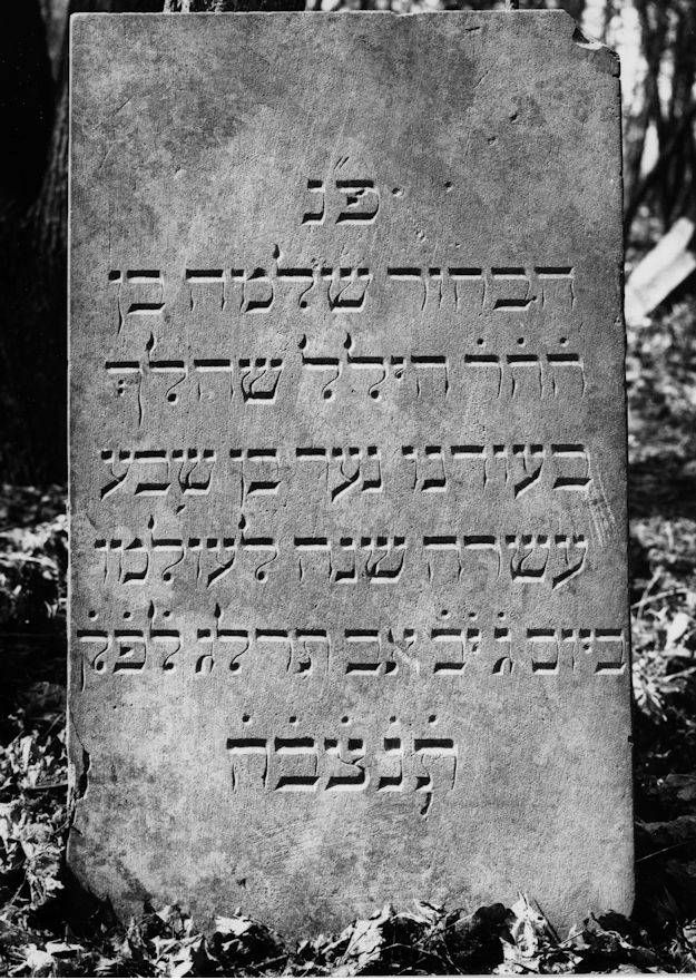 Grabstein Nummer 12 auf dem Friedhof Świętojańsko (St. Johannes)