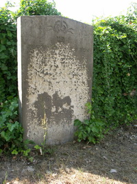 Grabstein Nummer 3 auf dem Friedhof Meinsdorf