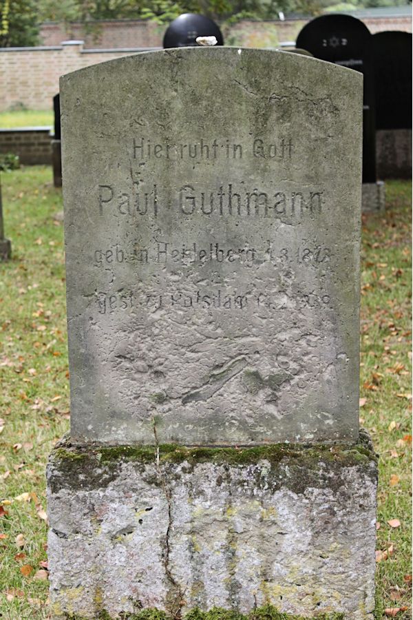 Grabstein Nummer 516 auf dem Friedhof Potsdam