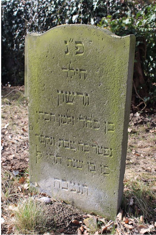 Grabstein Nummer 9 auf dem Friedhof Groß Neuendorf