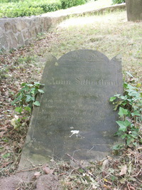 Grabstein Nummer 26 auf dem Friedhof Joachimsthal