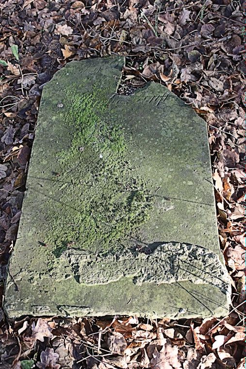 Grabstein Nummer 9 auf dem Friedhof Witnica (Vietz)