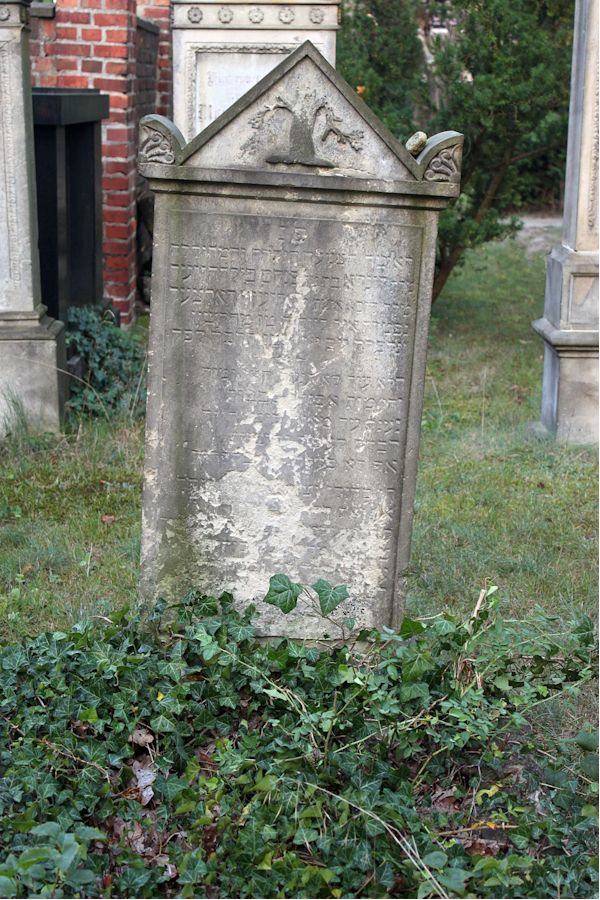 Grabstein Nummer 8 auf dem Friedhof Guben