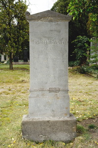Grabstein Nummer 26 auf dem Friedhof Schwedt