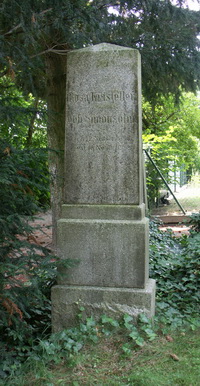 Grabstein Nummer 32 auf dem Friedhof Prenzlau
