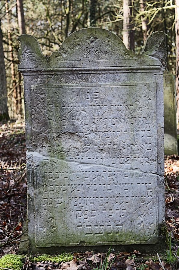 Grabstein Nummer 38 auf dem Friedhof Bledzew (Blesen)