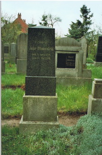Grabstein Nummer 13 auf dem Friedhof Prenzlau