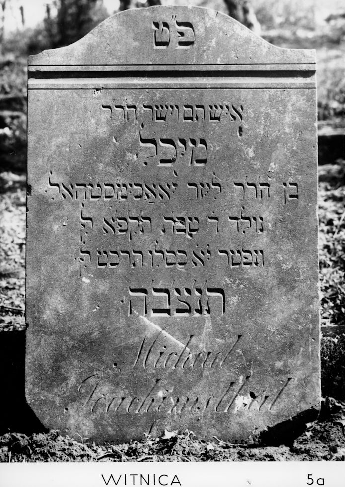Grabstein Nummer 33 auf dem Friedhof Witnica (Vietz)