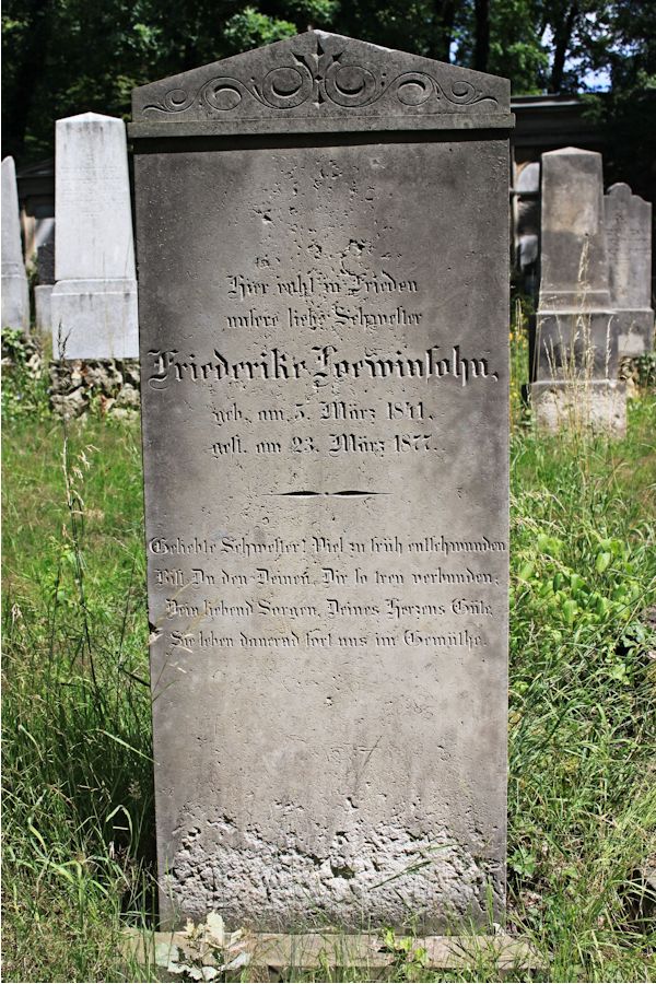 Grabstein Nummer 255 auf dem Friedhof Potsdam