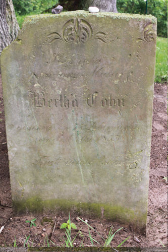 Grabstein Nummer 34 auf dem Friedhof Oderberg