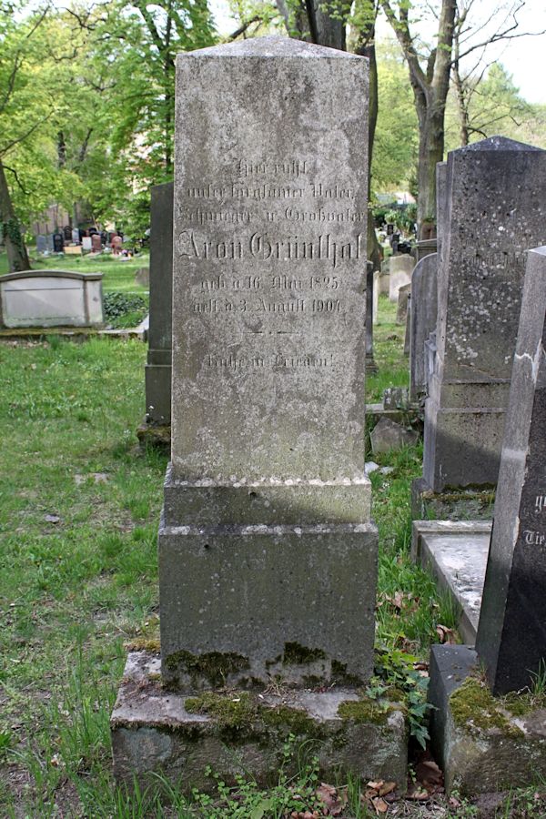Grabstein Nummer 290 auf dem Friedhof Potsdam