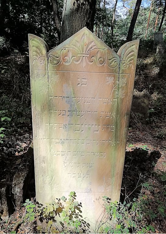 Grabstein Nummer 21 auf dem Friedhof Trzciel (Tirschtiegel)