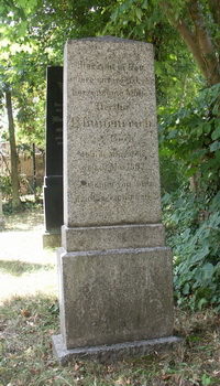 Grabstein Nummer 92 auf dem Friedhof Prenzlau