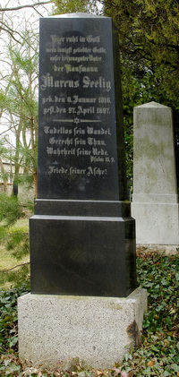 Grabstein Nummer 95 auf dem Friedhof Schwedt