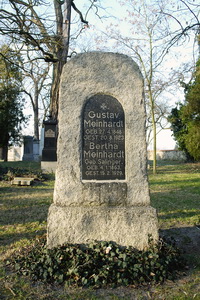 Grabstein Nummer 55 auf dem Friedhof Schwedt