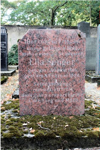 Grabstein Nummer 17 auf dem Friedhof Fürstenwalde
