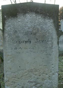 Grabstein Nummer 76 auf dem Friedhof Wriezen