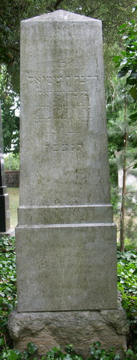 Grabstein Nummer 99 auf dem Friedhof Schwedt