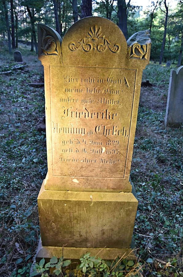 Grabstein Nummer 116 auf dem Friedhof Trzemeszno Lubuskie (Schermeisel)