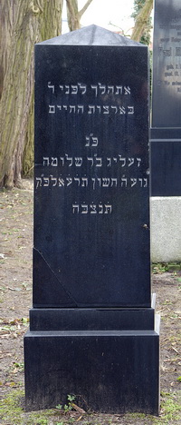 Grabstein Nummer 61 auf dem Friedhof Schwedt