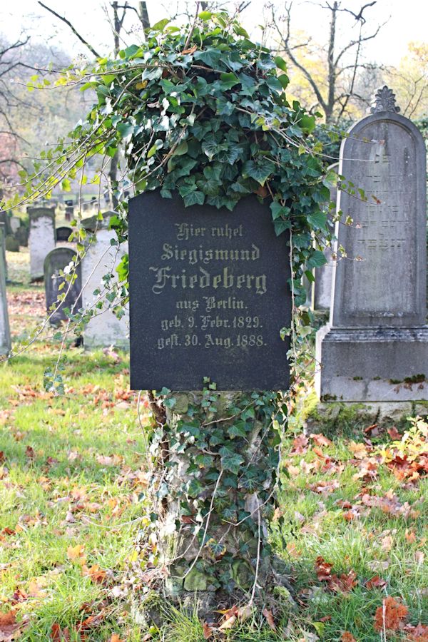 Grabstein Nummer 285 auf dem Friedhof Potsdam