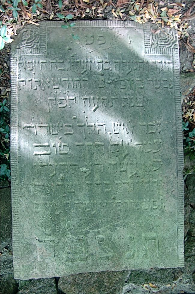 Grabstein Nummer 6 auf dem Friedhof Sulęcin (Zielenzig)