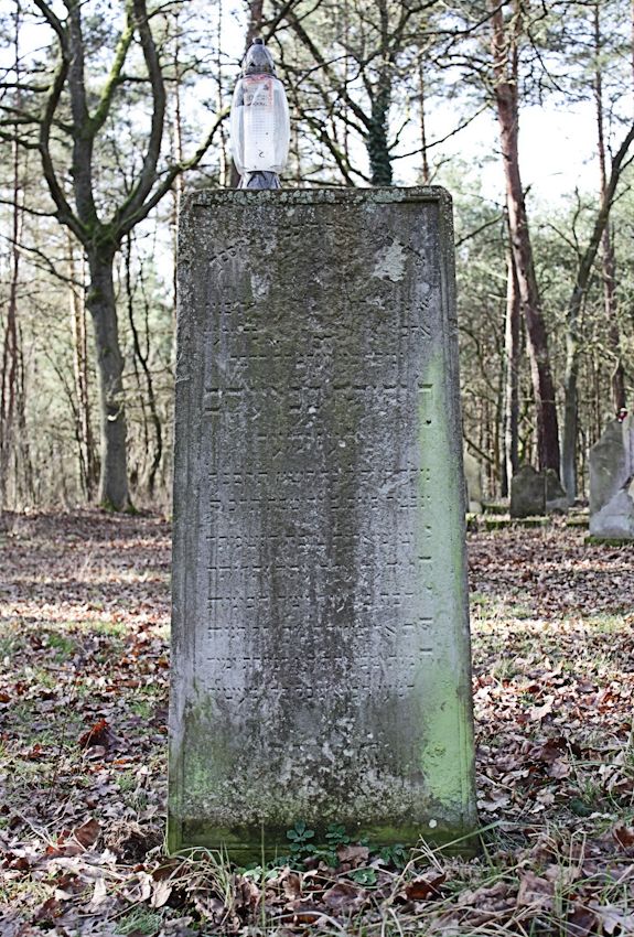 Grabstein Nummer 29 auf dem Friedhof Bledzew (Blesen)