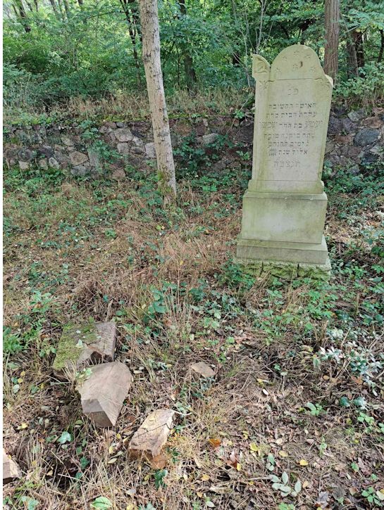 Grabstein Nummer 112 auf dem Friedhof Trzemeszno Lubuskie (Schermeisel)