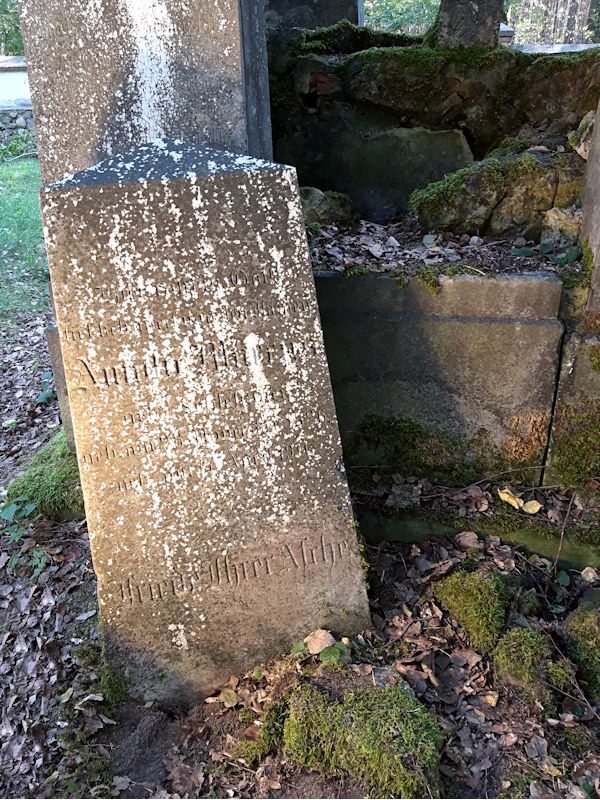 Grabstein Nummer 50 auf dem Friedhof Beeskow