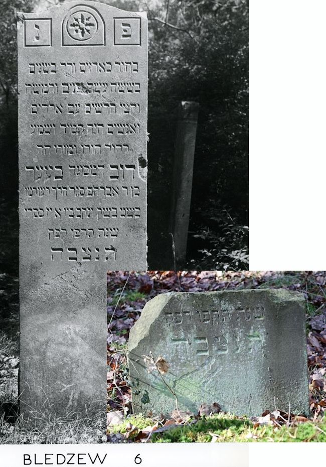 Grabstein Nummer 20 auf dem Friedhof Bledzew (Blesen)
